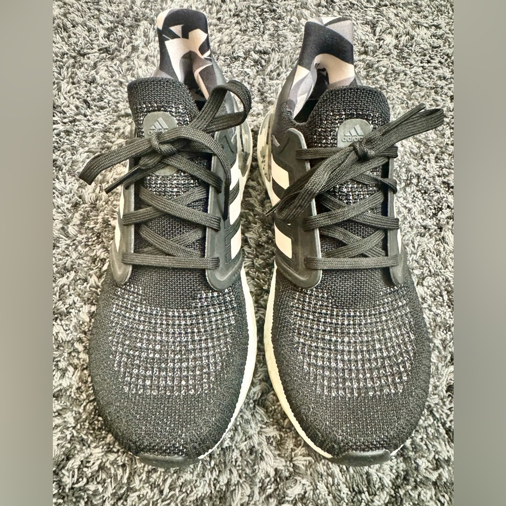 Adidas Ultraboost Black and White Sneakers